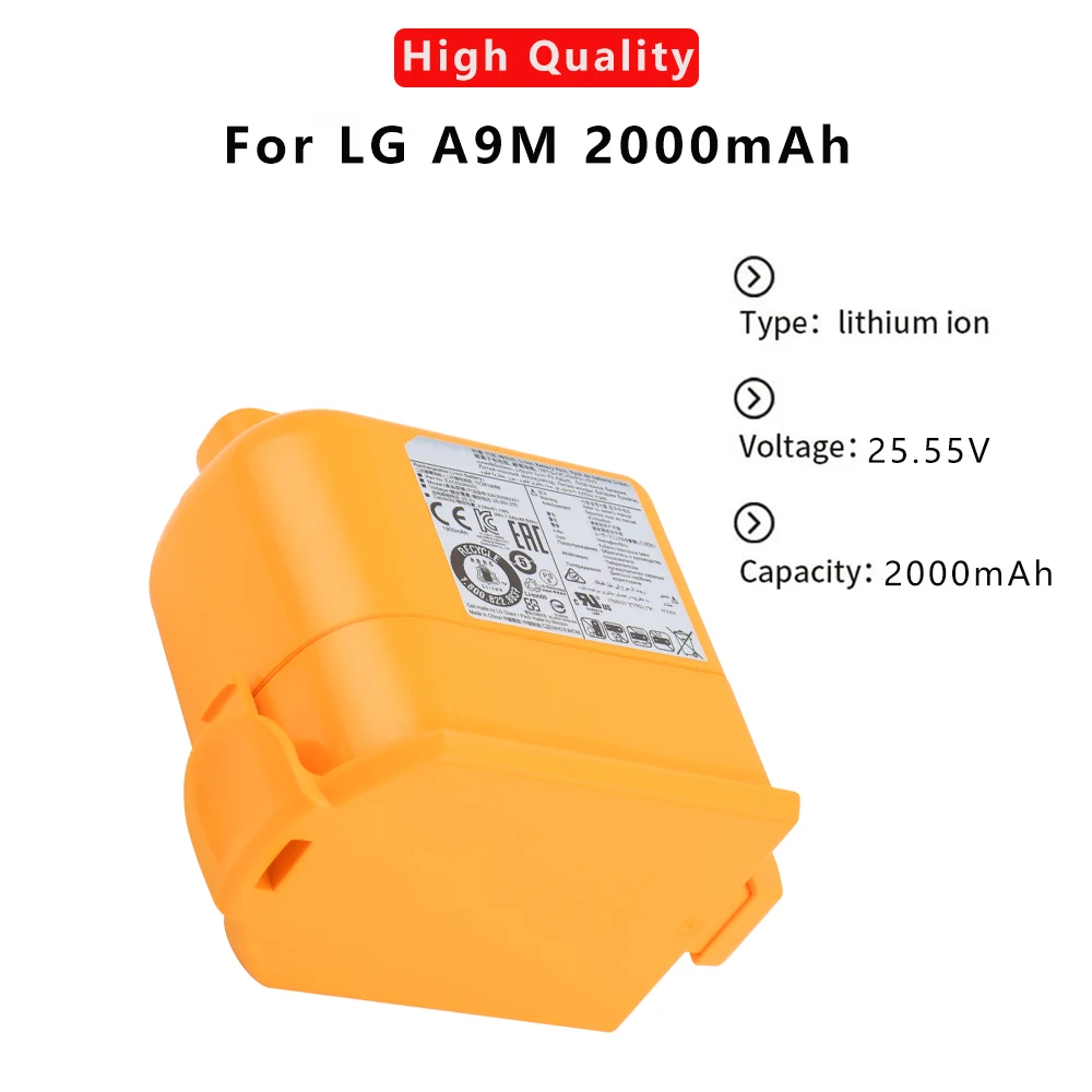 Replacement Battery EAC63758601 For LG Cord Zero A9 Ultimate A9MASTER2X A9PETNBED A9M A9PETNBED2X A9MULTI A9MULTI2X | Электроника