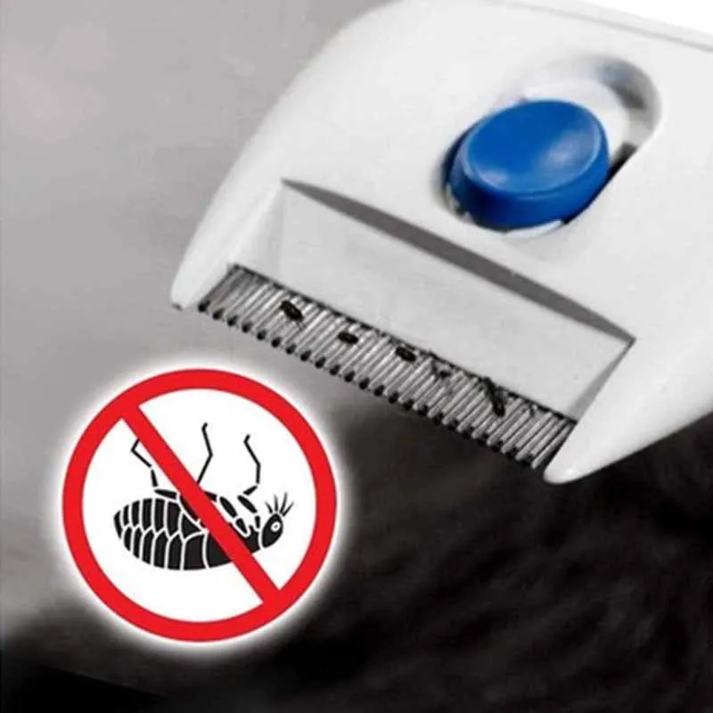 Professional Electric Flea Comb Head Lice Removal Controller Killer Great Doctor for Dogs Cats Pet | Дом и сад