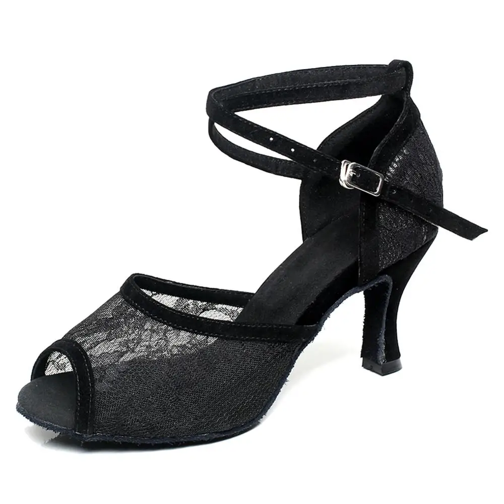 Женские туфли для латиноамериканских танцев на высоком каблуке 6 10 см|Обувь