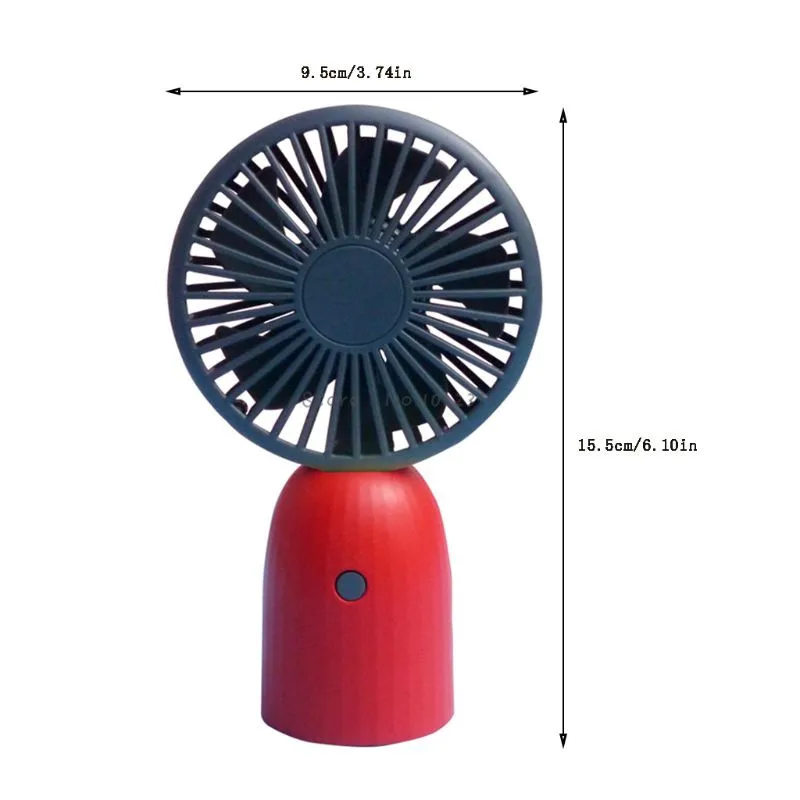 

Portable Mini Fan 3 Gears Adjustable Silent Desktop Fan Cool Air Cooler Hand Held USB Fan Charging for Home Room Office Use