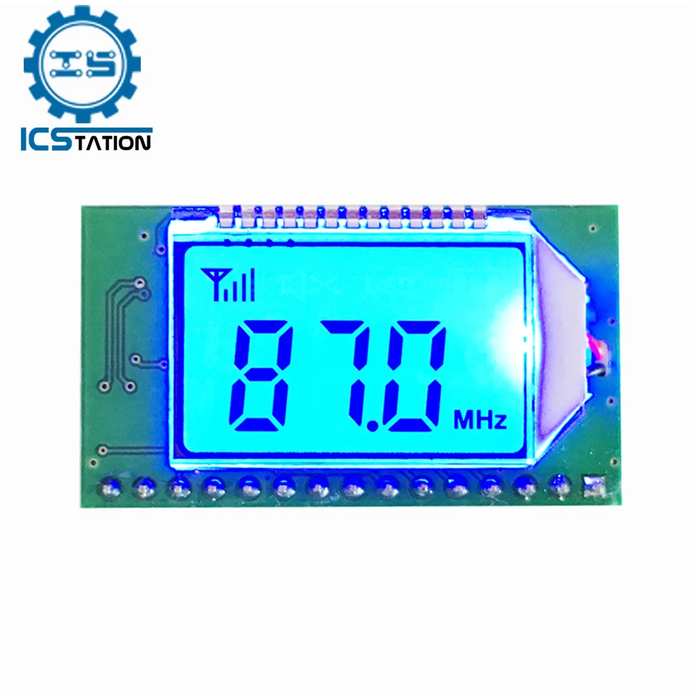 Цифровой стерео радиоприемник DSP PLL модуль 76 108 МГц частотная модуляция