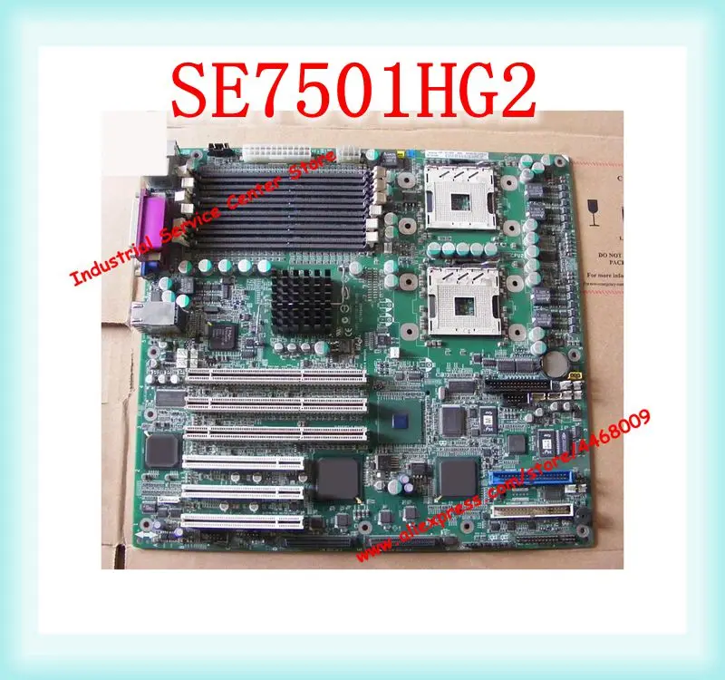 Серверная плата SE7501HG2 двойная гигабитная LAN Карта с материнской платой SCSI