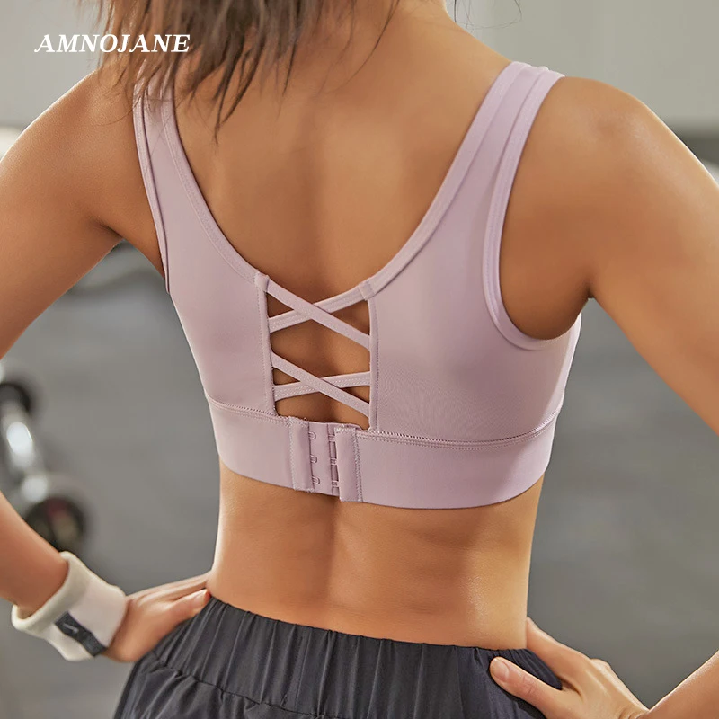 Регулируемый спортивный бюстгальтер с эффектом пуш ап|Спортивные топы| |