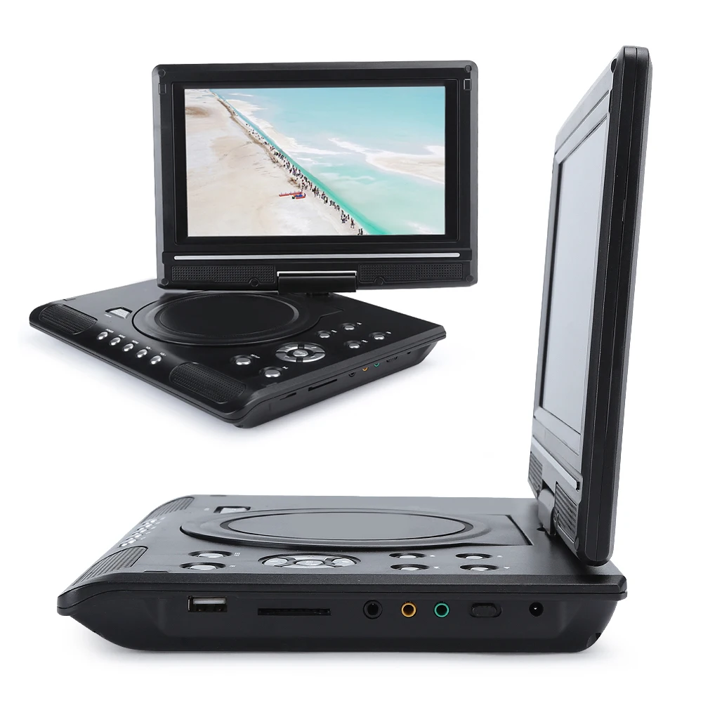 9 8 дюймовый портативный мобильный DVD-плеер с мини-ТВ проигрыватель высокой