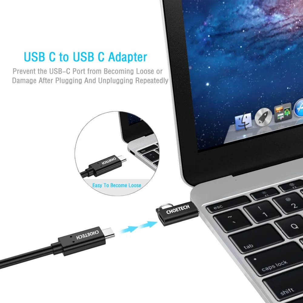 CHOETECH USB C к концентратор адаптер Конвертер Разъем для Google Pixel xiaomi samsung