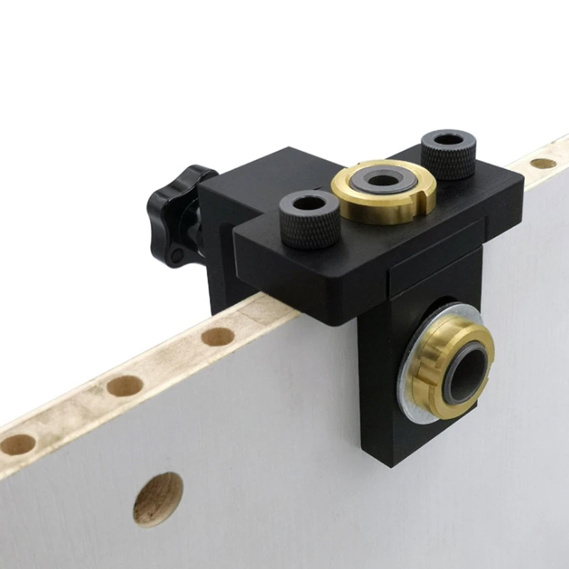 3 in 1 Adjustable Doweling Jig Woodworking Pocket Hole with 8/15mm Drill Bit for Drilling Guide Locator Puncher Tool | Инструменты