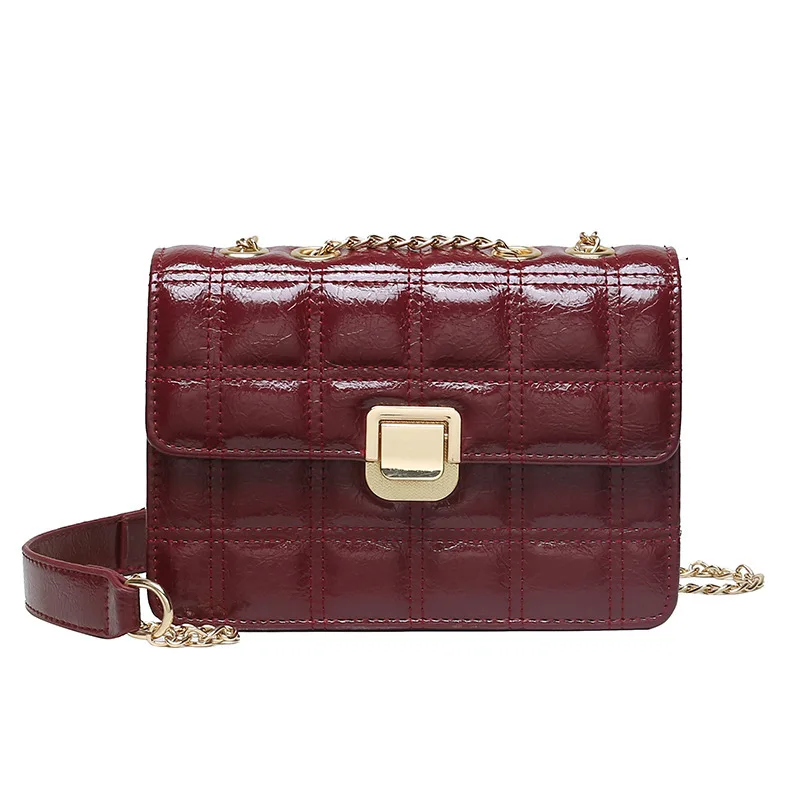 

Retro Small Bags Women's Autumn And Winter 2020 new Korean Style Simple Fashion Chain Crossbody Shoulder Small Square Bag 31169