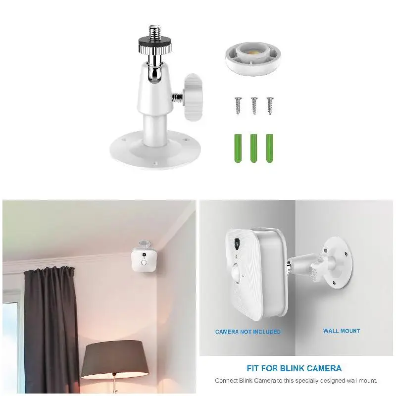 

Security Wall Mount Sensor Metal Security Camera Bracket Indoor Mount Bracket 360 Degree Rotation UY8