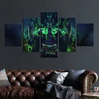 Иллидан стормраж World of Warcraft игровой плакат, рисование, искусство, HD, холст, настенная живопись для домашнего декора, декор для гостиной
