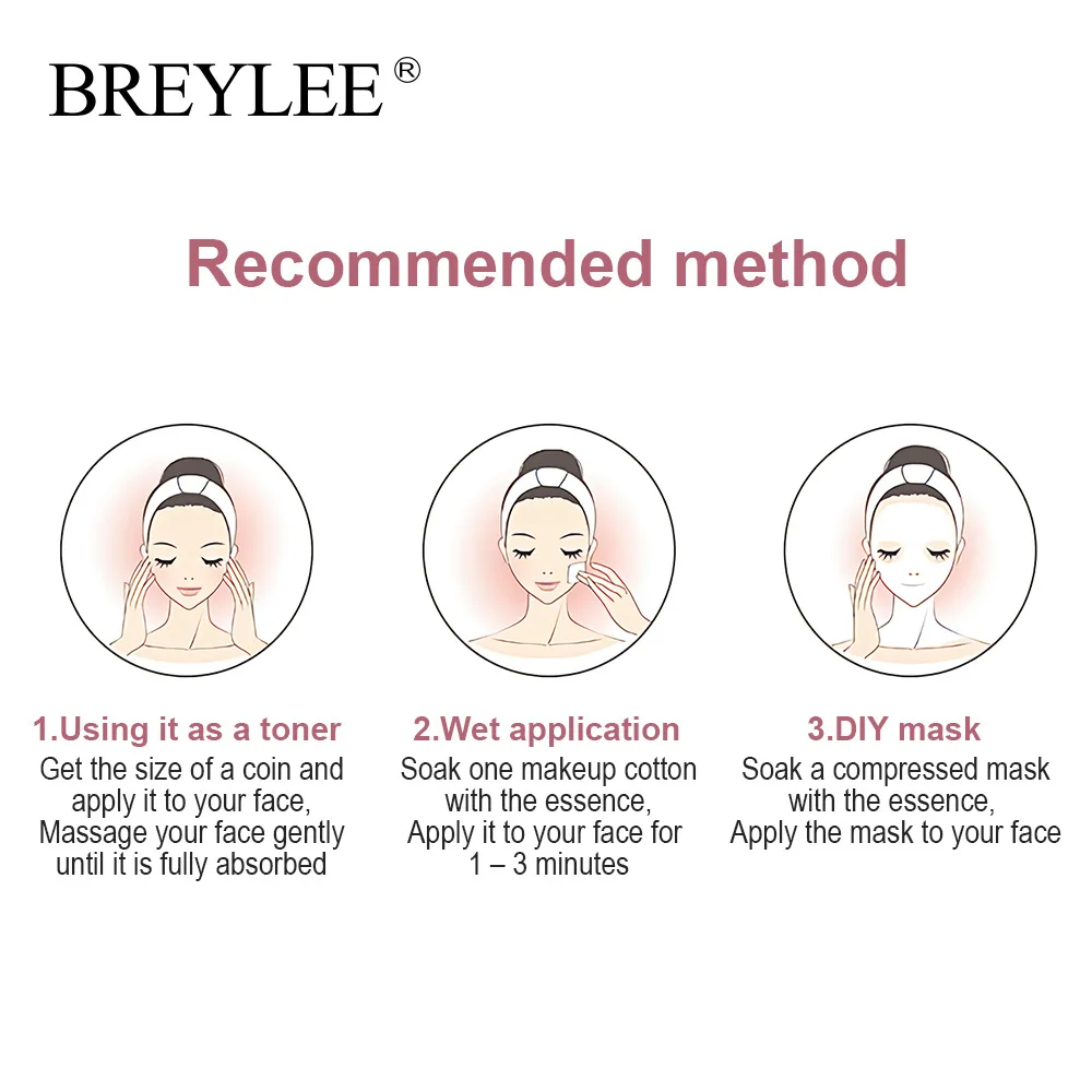 Увлажняющая сыворотка с гиалуроновой кислотой BREYLEE Rose 200 мл для сухой кожи