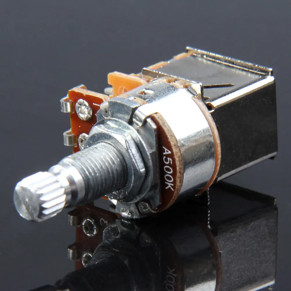 

A500K B500K A250K B250K Push Pull Guitar Control Pot Potentiometer Volume Potentiometers Guitar Accessories