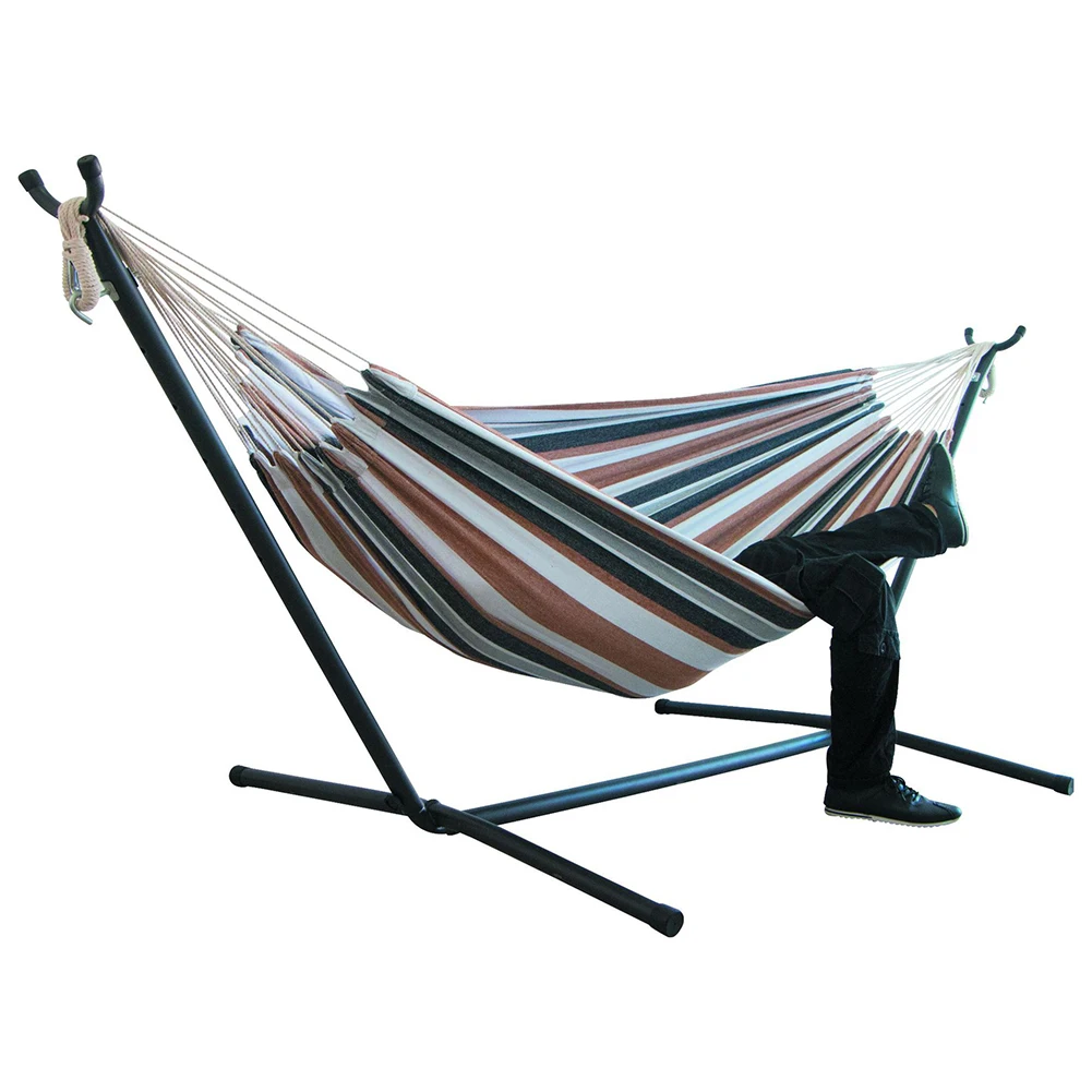 

Comfort Durability Striped Hanging Chair Large Hammock Chair Without Shelf Camping WHShopping