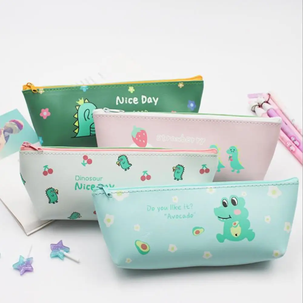1 шт. милый мультфильм динозавра Сумочка для ручек и карандашей держатель макияж