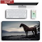 Высококачественный коврик для мыши xgz с акварелью семь лошадей, гоночный, оверлок, резиновый игровой компьютерный коврик для мыши, большой Настольный коврик для мыши fortnite