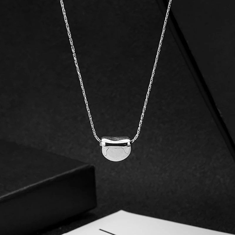 

Korean Fashion Acacia Beans Pendant Choker Necklace for Women Stainless Steel Necklace Personalized Jewelry Gift to Girlfriend