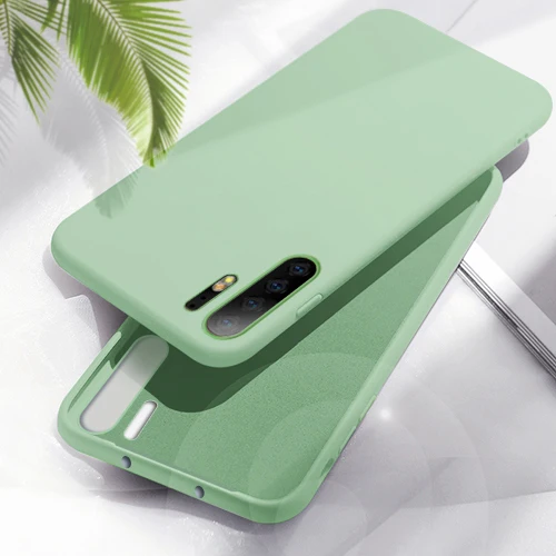 Оригинальный жидкий силиконовый чехол для huawei P30 Lite мягкий тонкий полный Pro P 30