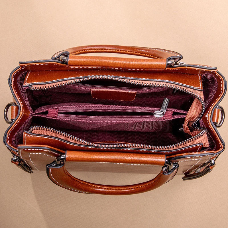 Новая женская сумка-мессенджер San Maries из натуральной кожи топ с ручками