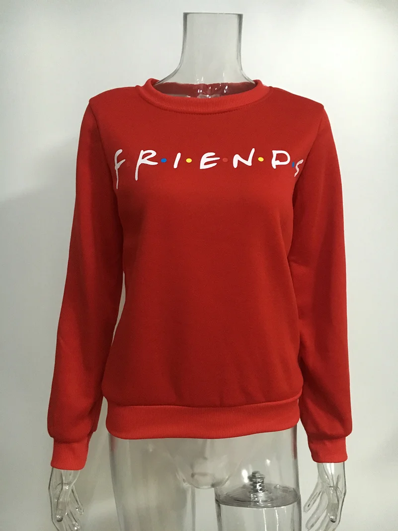Friends Hoodies Sweatshirts 2022 Women Casual Kawaii Harajuku Fashion Punk For Girls Clothing European Tops Korean