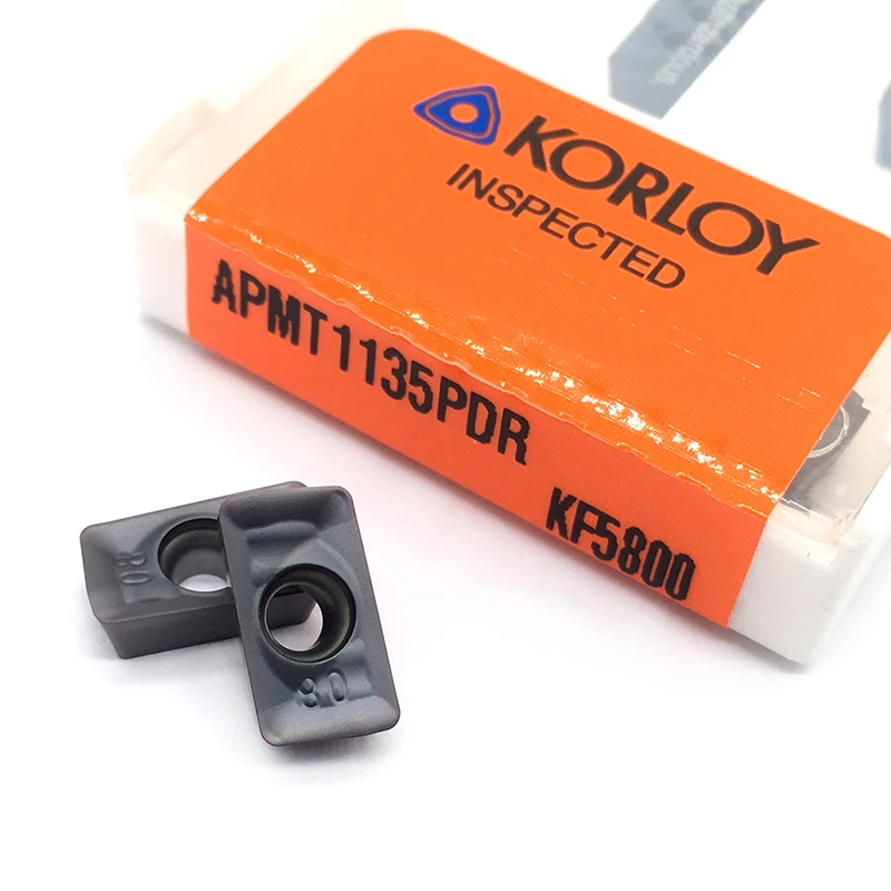 100 шт. APMT1135 PDR KF5800 высококачественные твердосплавные вставки фрезерный токарный