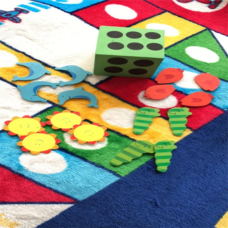 

200cmx150cm Baby Play Mat Foldable Play Double-sided Mat Thick Home Baby Room Puzzle Road Carpet