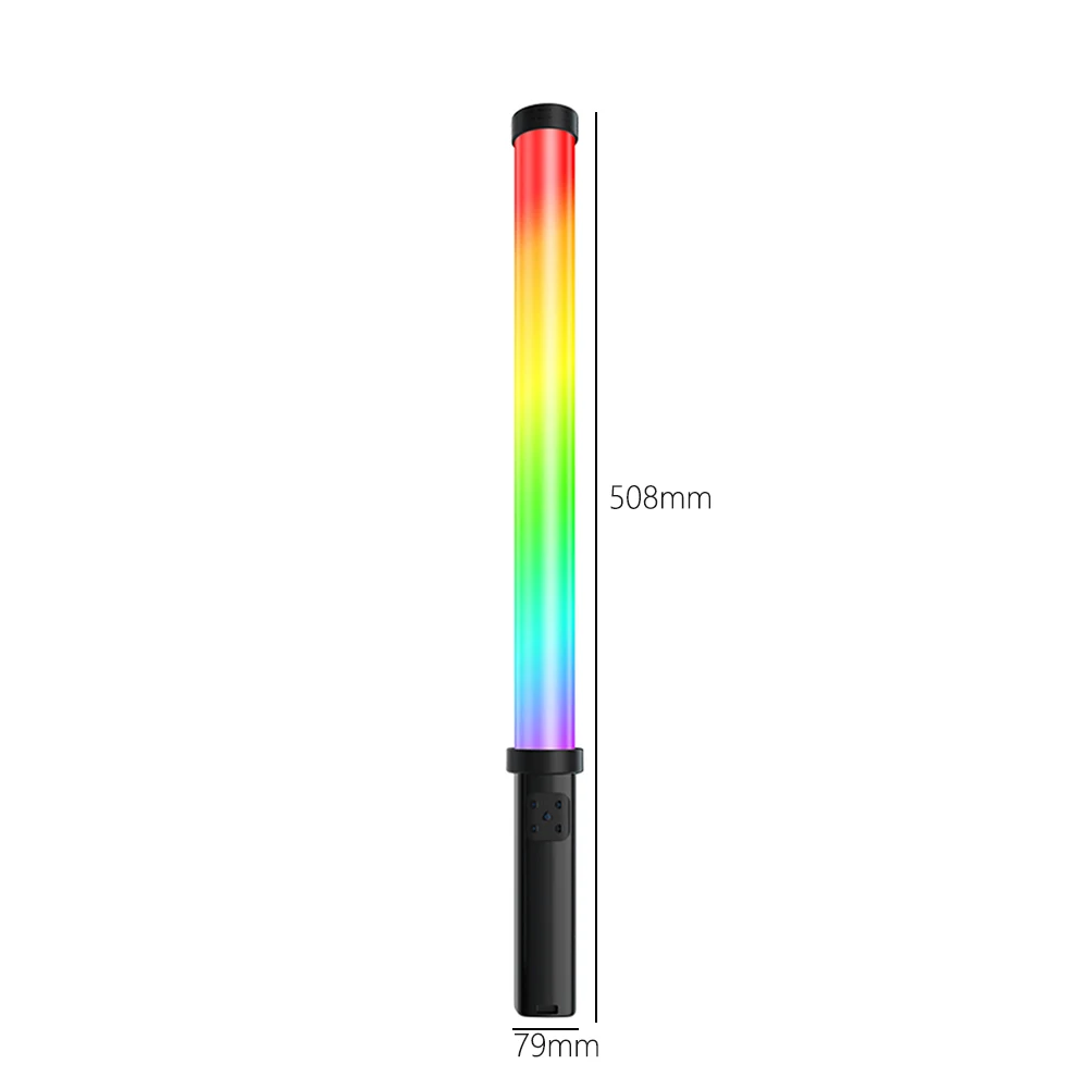 Портативная светодиодсветильник лампа RGB для фотосъемки со встроенным