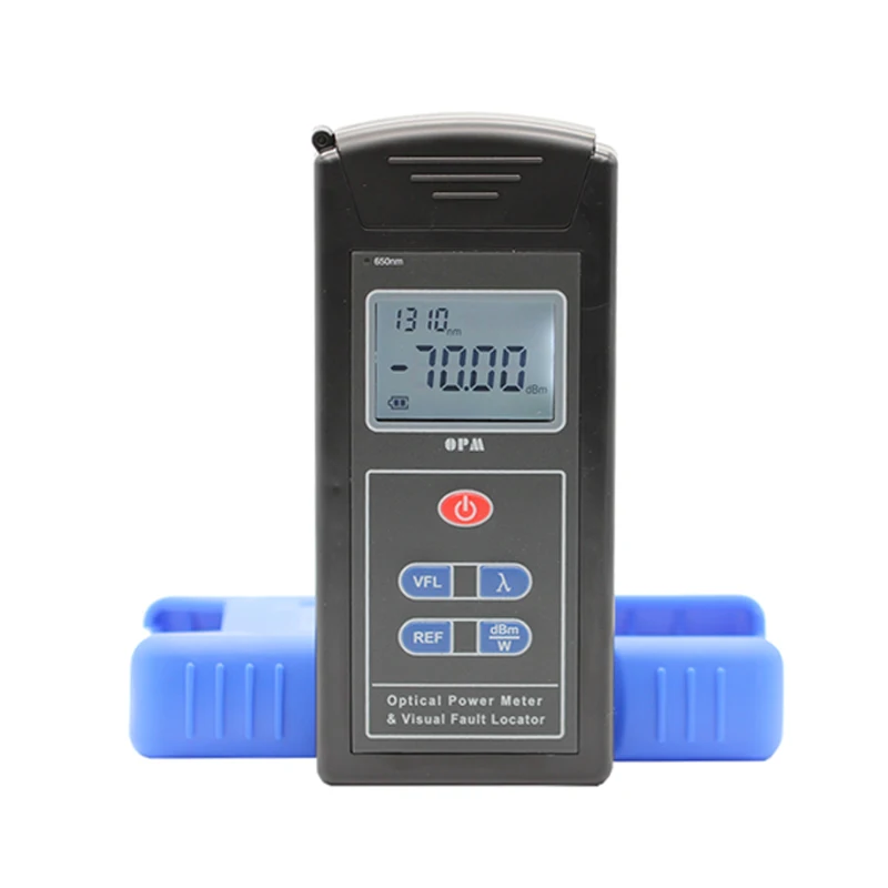 2pcs Handheld Fiber Optic Equipment 5km FTTH 1mw Network FC SC interface Optical Power Meter TL560 with VFL