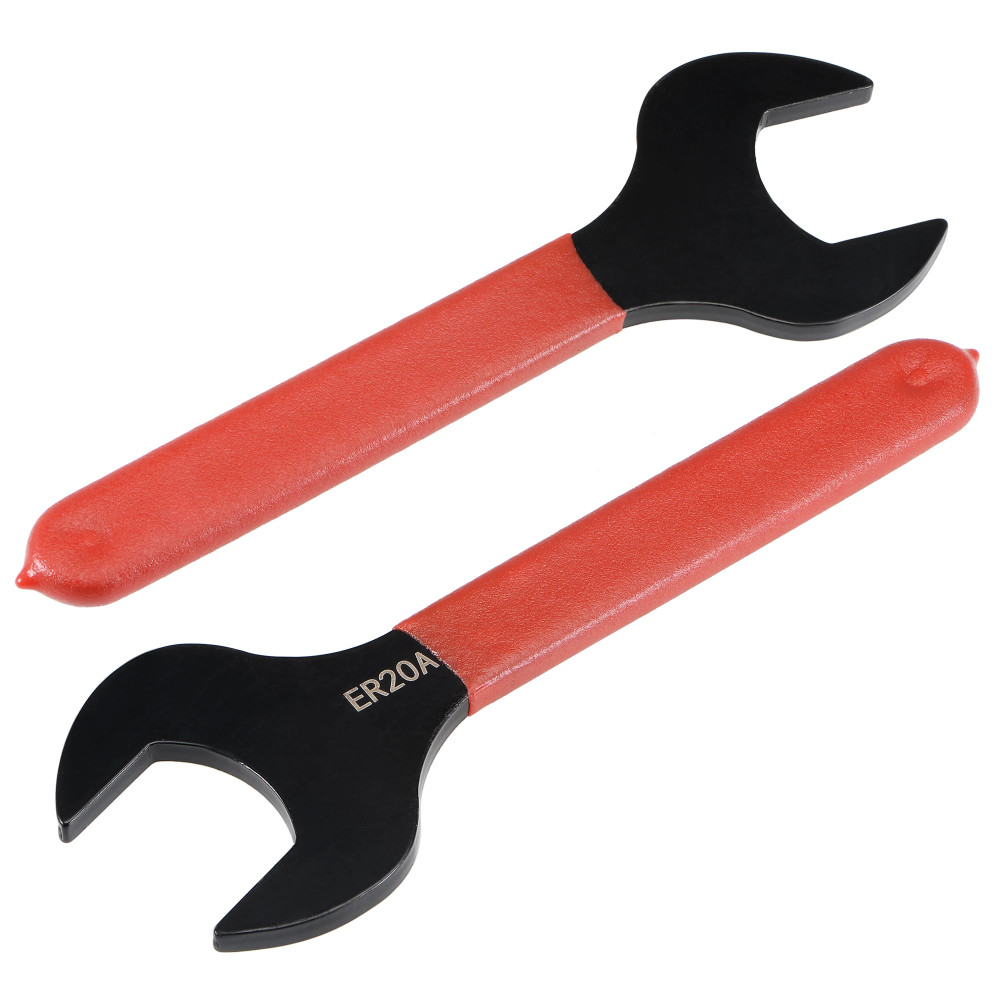 

Uxcell Collet Chuck Wrench Spanner for ER20A Lathe Clamping Nut with Red Non-slip Handle 2pcs