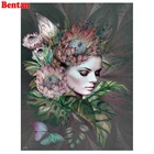 Алмазная вышивка 5d фея из цветов, квадратная, круглая, для рукоделия, Набор для вышивки крестиком, мозаика для декора детской комнаты