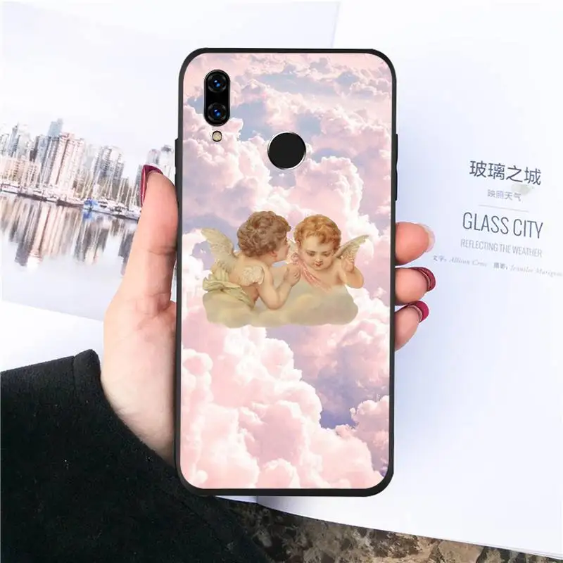

Renaissance retro art angel Phone Case For Huawei honor Mate P 10 20 30 40 Pro 10i 9 10 20 8 x Lite funda coque