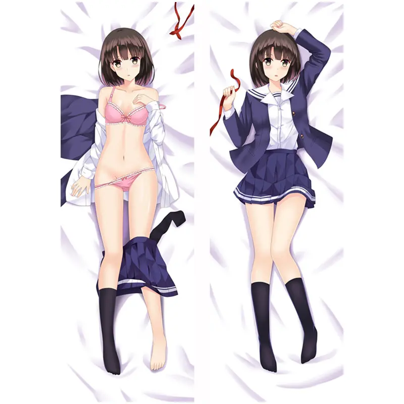 Аниме saenai heroine no sodate kata наволочки дакимакура чехол сексуальные девушки 3D