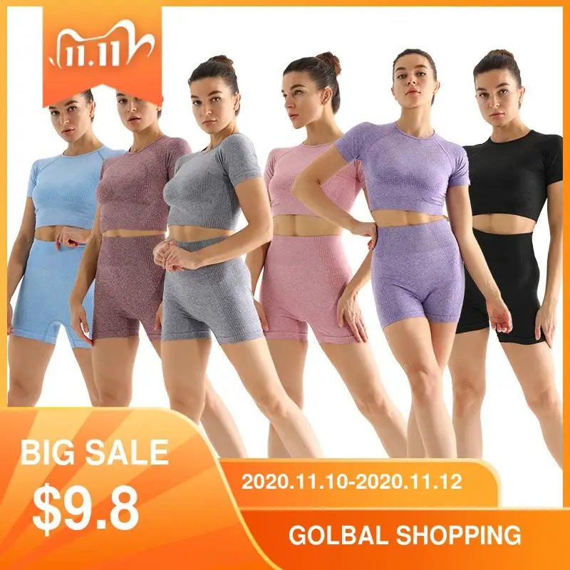 

6" RHYTHM High Waisted Workout Short Pants Women Super Stretchy Athletic Shorts Soft Seamless Fitness Yoga Biker Leggins Mujer
