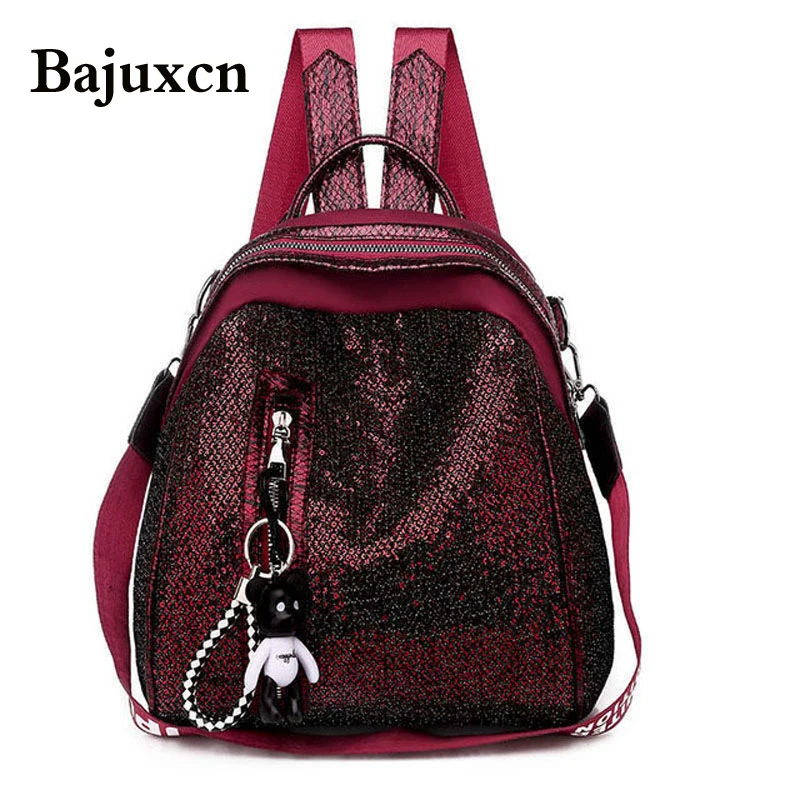 Женские рюкзаки из ткани Оксфорд школьные ранцы на молнии для девочек-подростков