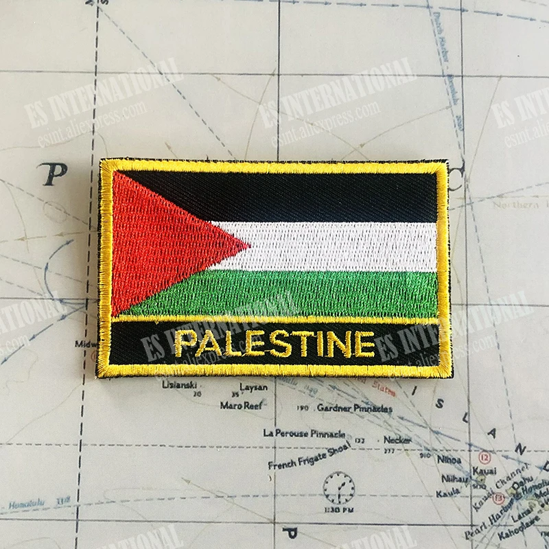Национальный флаг Палестины значки чехол для телефона на руку заплаты вышивки и
