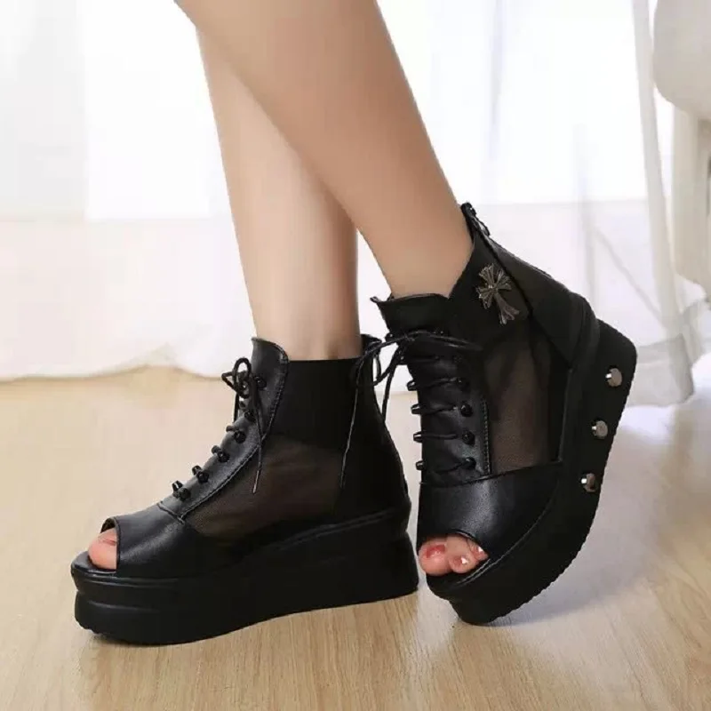 2019 г. новые летние женские сандалии водонепроницаемые на толстой платформе с