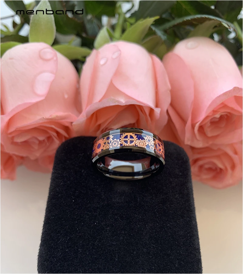 Кольцо из карбида вольфрама персонализированные Обручальные Кольца На заказ