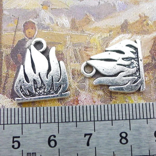 Расходные материалы для изготовления ювелирных изделий 5 шт. 16x18 мм старинное