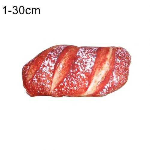 Red Bread30cm Длинное масло, хлеб, мясо, нить, кунжут, пицца, бифштекс, подушки, еда, плюшевая подушка, имитация закусок, украшение, спинка, подушка - Цвет: Red Bread30cm