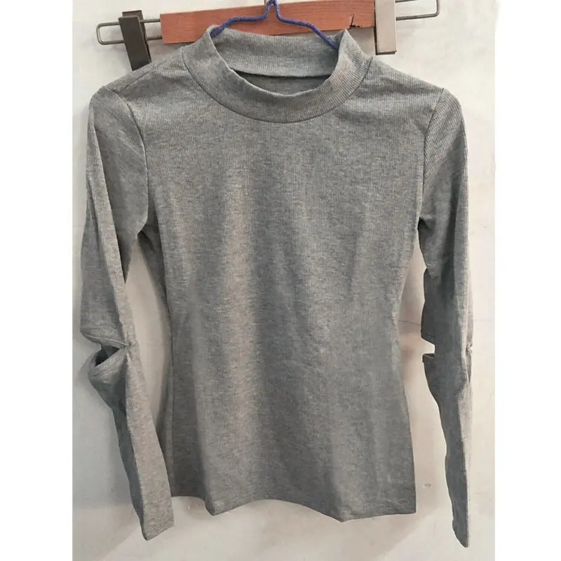 Стильная водолазка с открытыми плечами вязаный свитер для женщин Осенний Модный