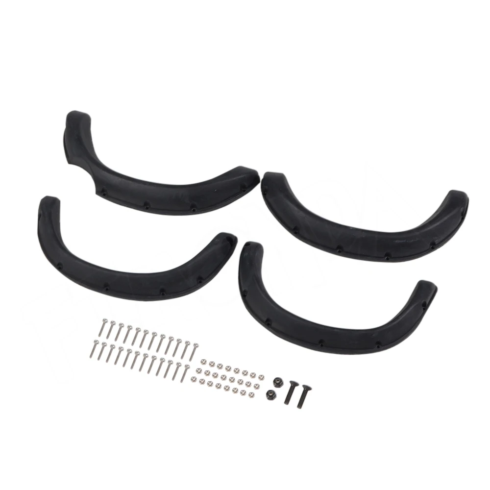 RC Car Rubber Fender Flares for 1/10 Crawler TAMIYA Hilux BRUISER RC4WD TF2 Mojave Body Parts | Игрушки и хобби