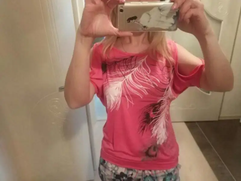 Женская футболка с коротким рукавом круглым вырезом и открытыми плечами|t-shirts summer