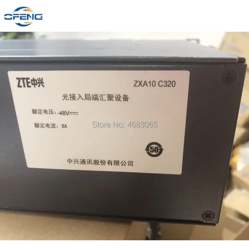 Оригинальное шасси ZTE C320 OLT + 1 * SMXA PRAM GTGO 8 портов GPON B C ++ деловая плата блок питания