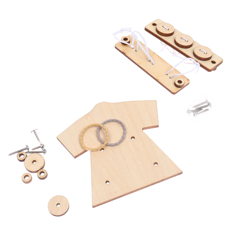 Tablero de actividad sensorial Montessori para ni&ntilde;os, juguetes artesanales, accesorios de Motor fino, educaci&oacute;n, juguete cognitivo-2