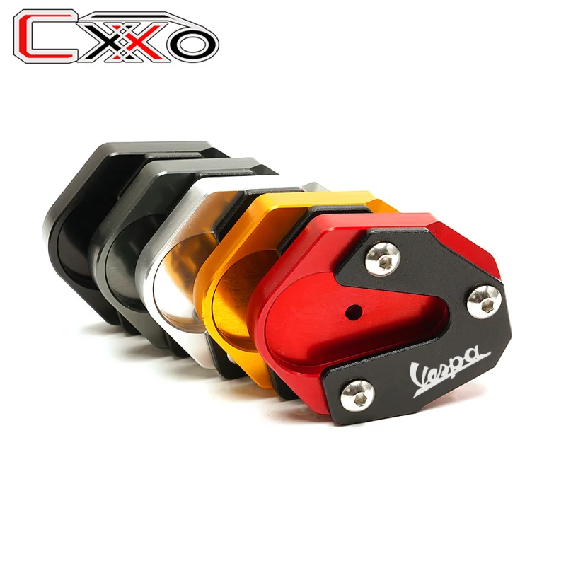 

For VESPA Sprint Primavera 150 LX150 Motorcycle Aluminum Foot Enlarger Foot Side Stand Extension pad
