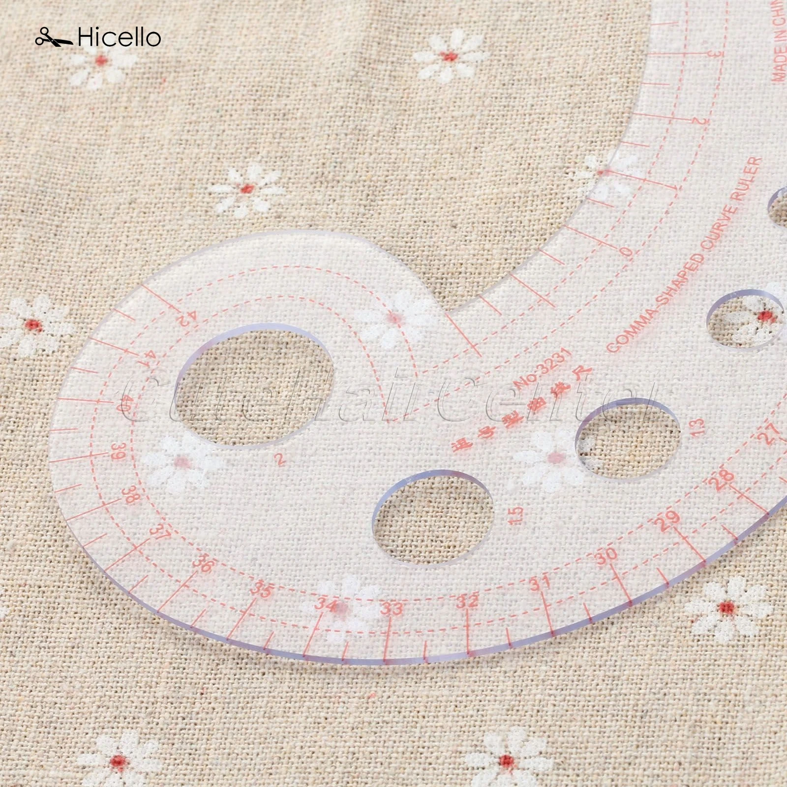 Лидер продаж 1 шт. пластиковая изогнутая линейка инструменты для шитья мягкая