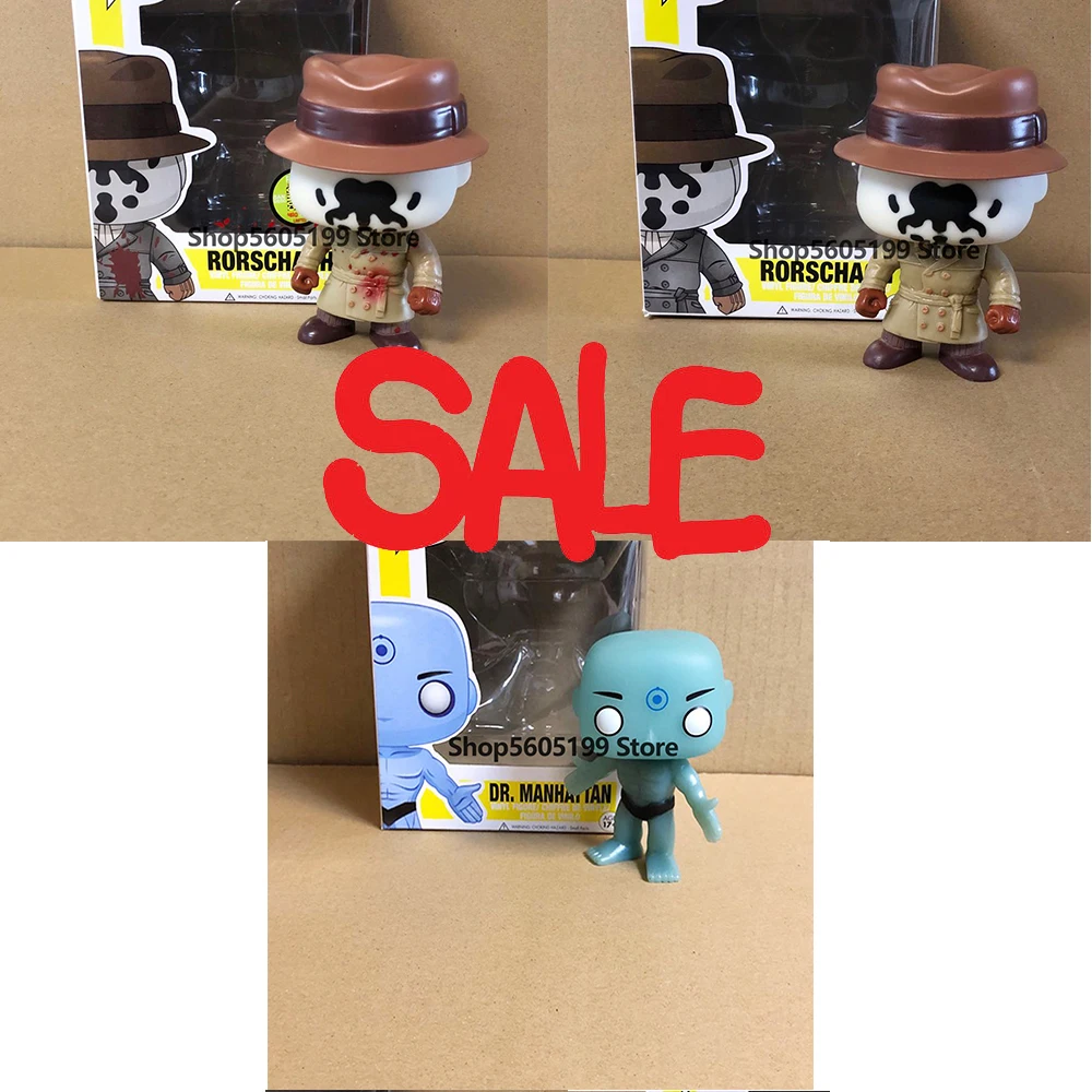 WATCHMEN RORSCHACH DR.MANHATTAN POP фигурка Коллекционная модель игрушки с коробкой|Игровые