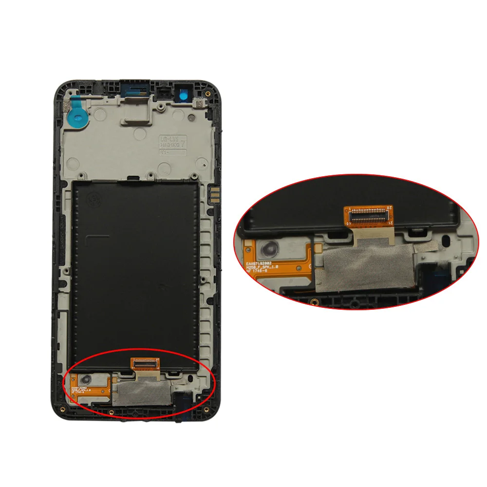 Без битых пикселей ЖК дисплей для LG K10 2017 сенсорный экран M250 M250N M250E M250DS дигитайзер