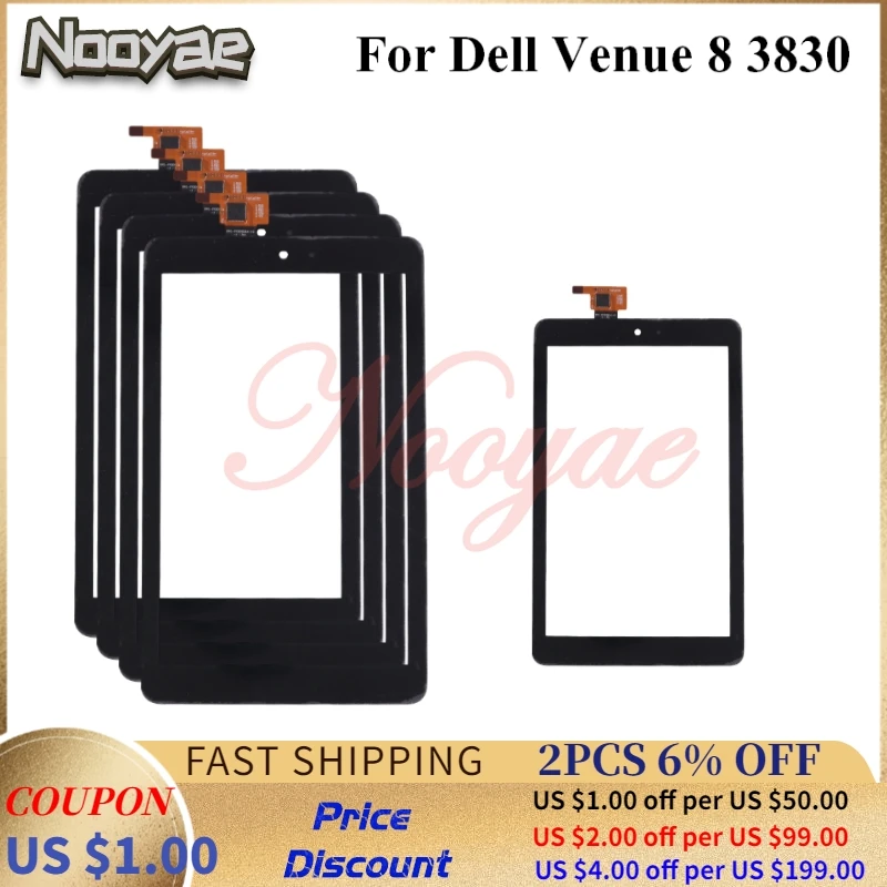 Сенсорный экран для Dell Venue 8 3830 дюйма сенсорный сенсорное стекло внешняя передняя