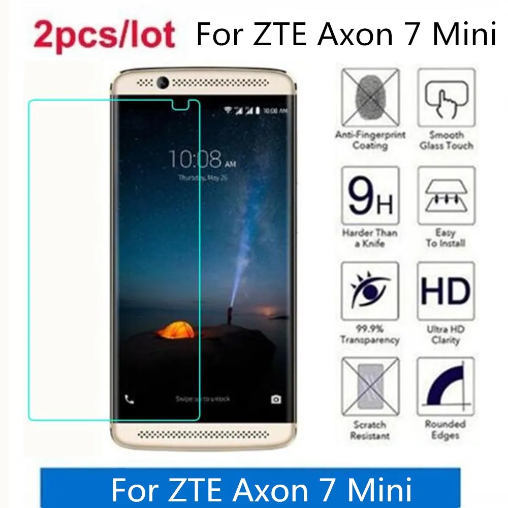 Закаленное стекло для ZTE Axon 7 Mini 2.5D Премиум Защитная пленка экрана защитная