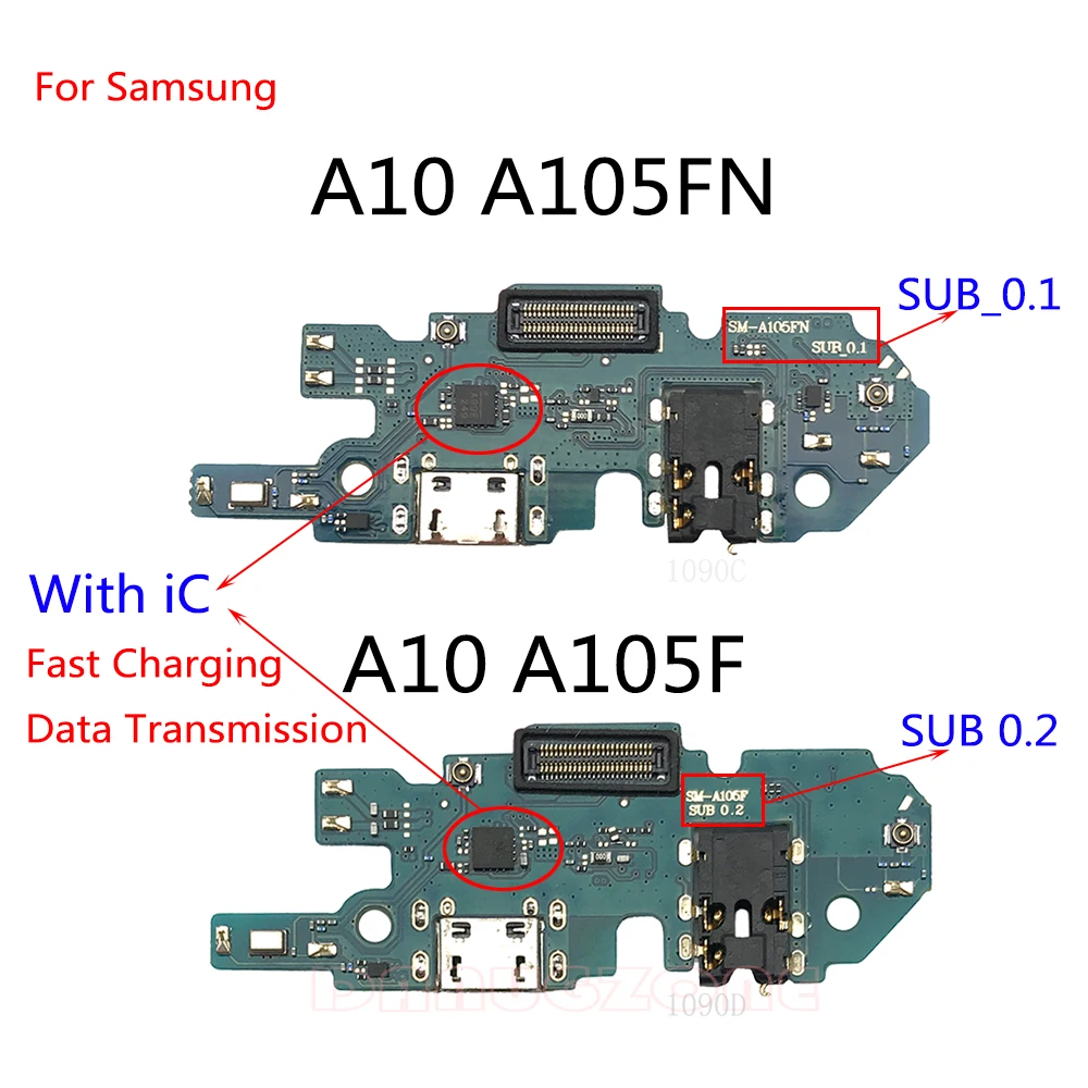 

Original New USB Charging Dock Port Socket Jack Plug Connector Charge Board Flex Cable For Samsung Galaxy A10 A105F A105FN