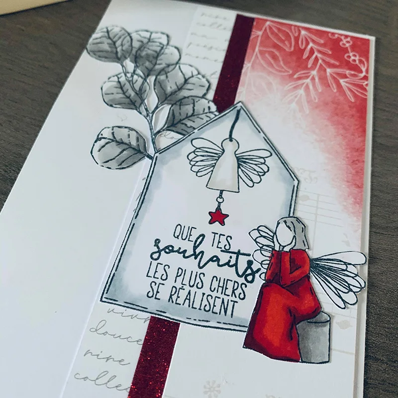 CH тампоны прозрачные les anges прозрачный силиконовый штамп/печать для DIY скрапбукинга/фотоальбома декоративные прозрачные штамп листы
